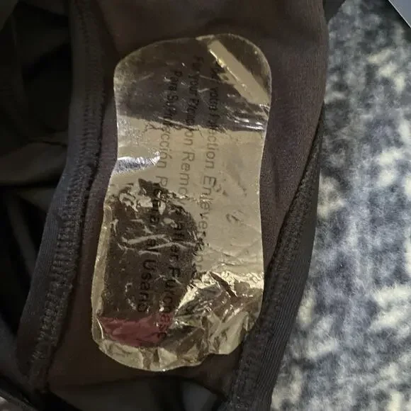 Jantzen Size 12 Surplice Draped One Piece Swimsuit Black Tummy Control NWT $92 - Picture 8 of 9